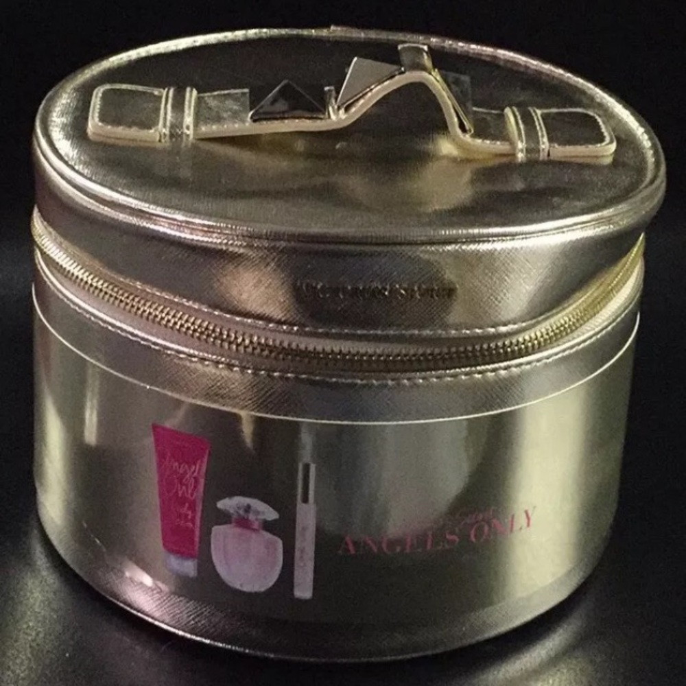 Victoria Secret Angels Only Train Case 3pc Set New